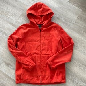 Octobers Very Own OVO orange corduroy hoodie